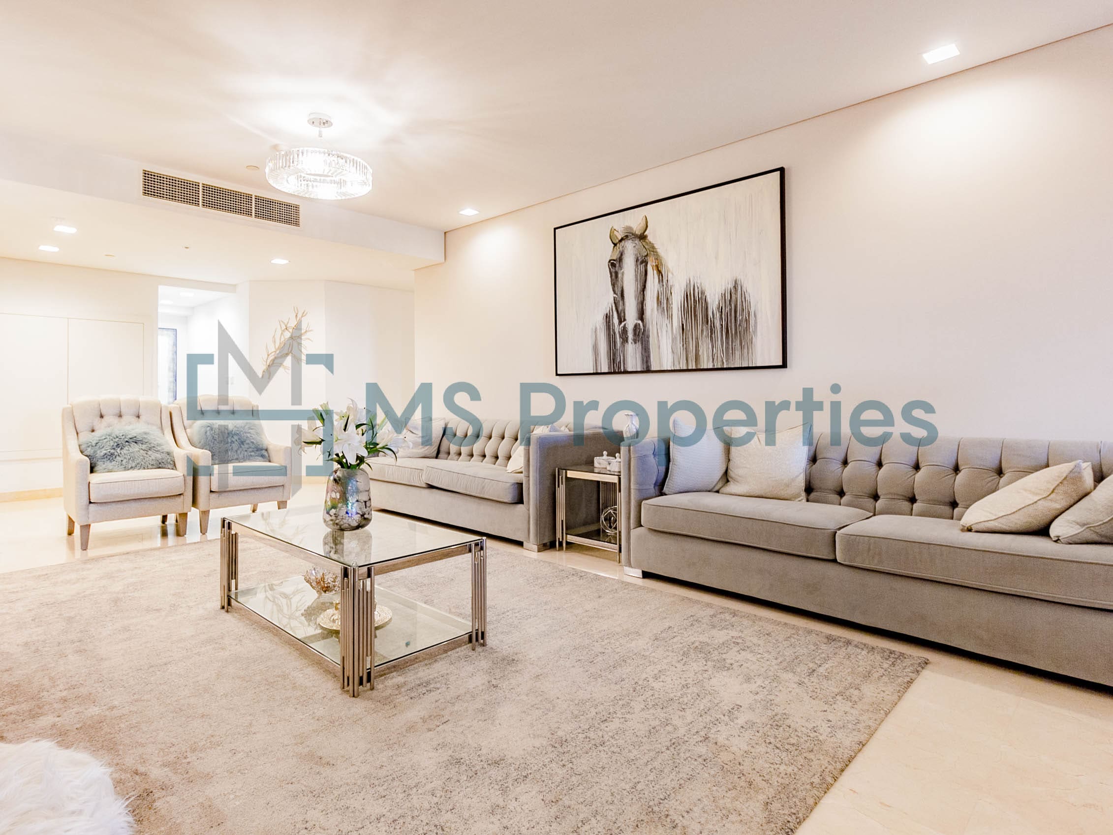 Luxurious 3BR+Maid Apartment with Amazing Balcony