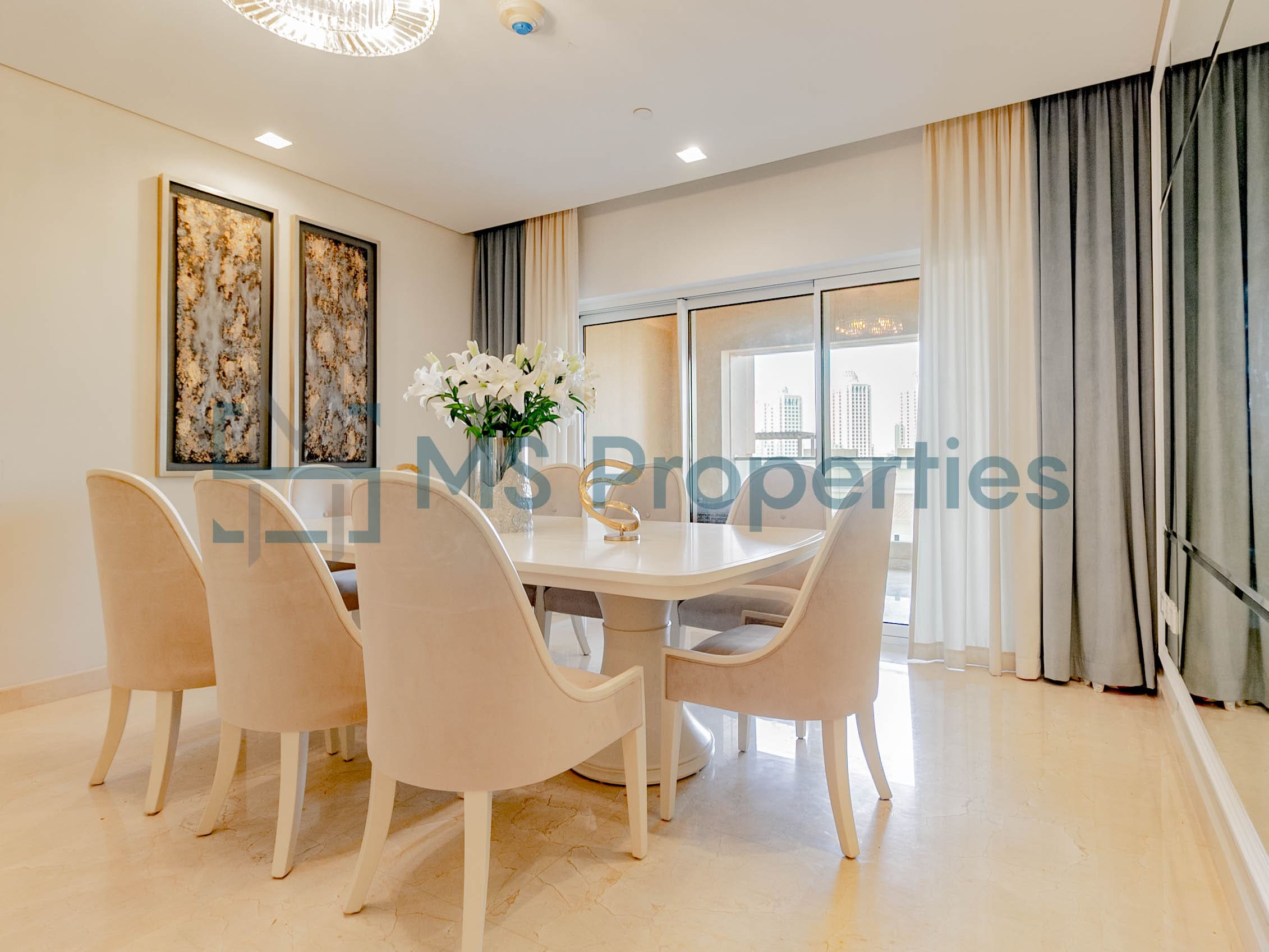 Luxurious 3BR+Maid Apartment with Amazing Balcony