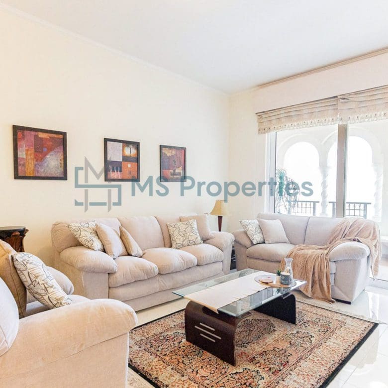 Lovely 1BHK Apartment With Marina View Balcony