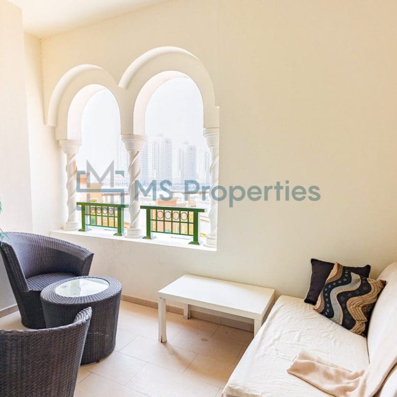 Lovely 1BHK Apartment With Marina View Balcony