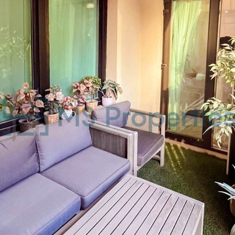 Elegant Interior 2BR Apartment with Amazing Balcony