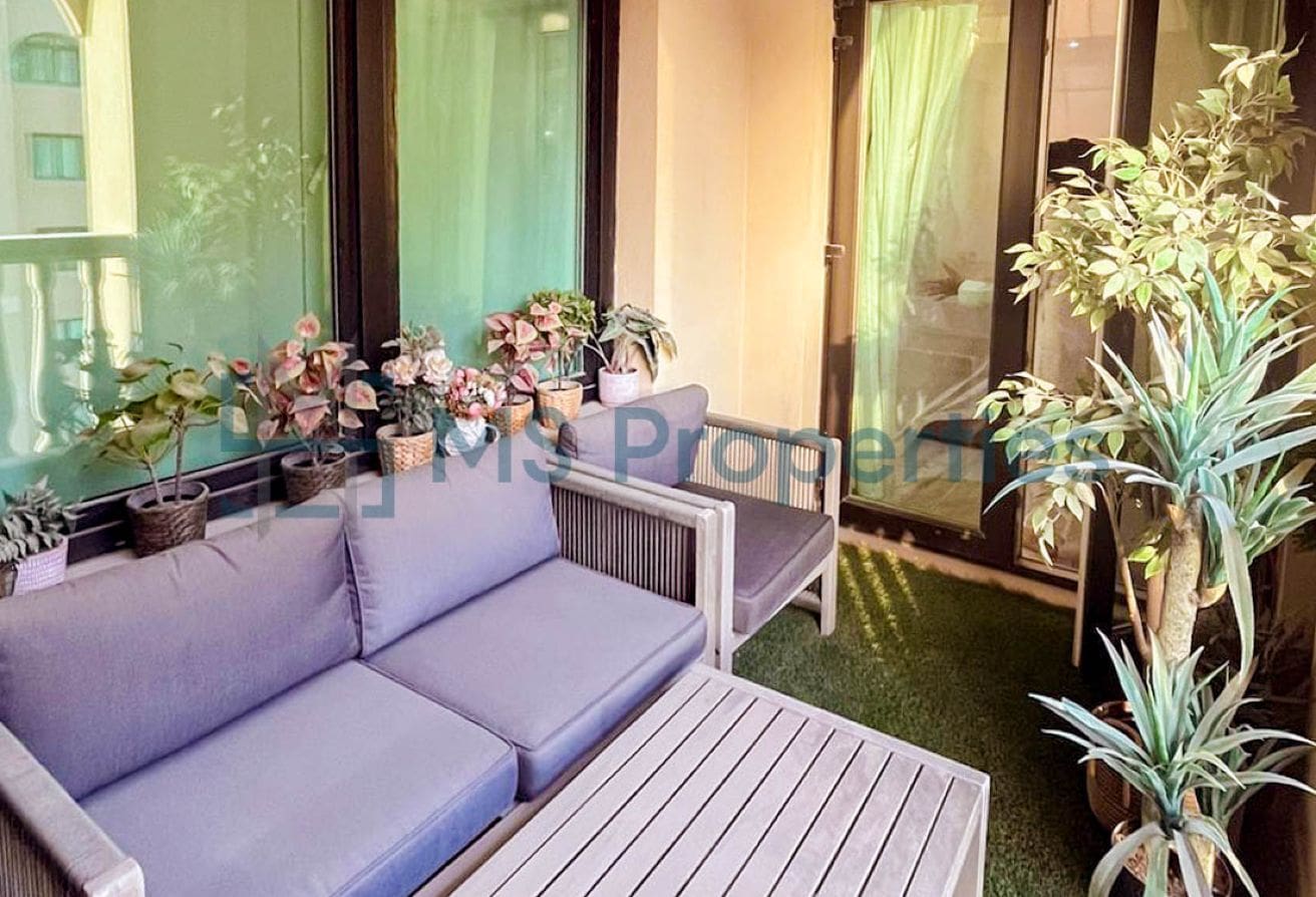 Elegant Interior 2BR Apartment with Amazing Balcony
