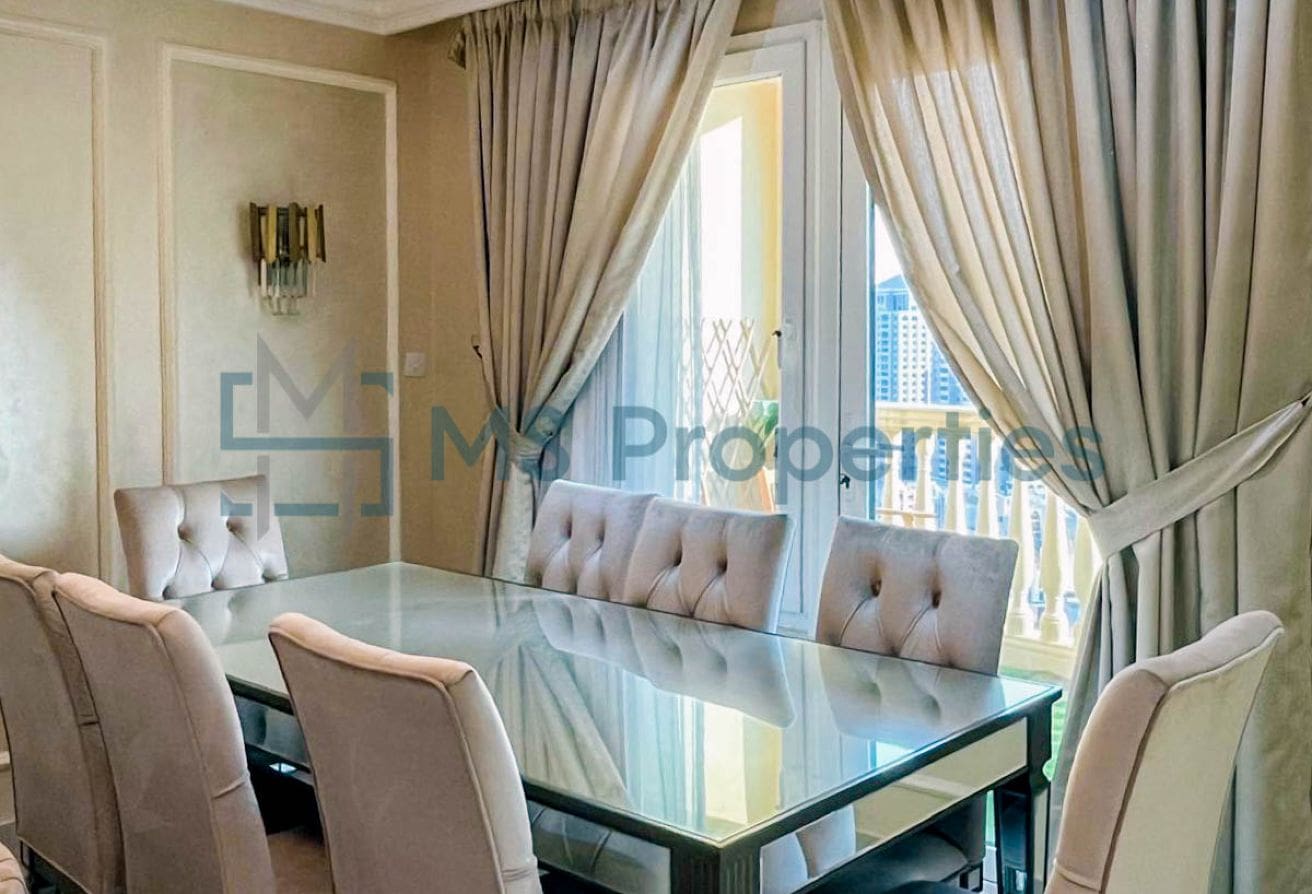 Elegant Interior 2BR Apartment with Amazing Balcony