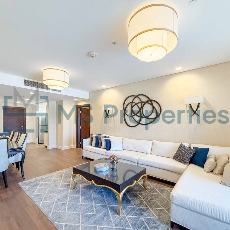 High End 1BHK Apartment with Marina View Balcony