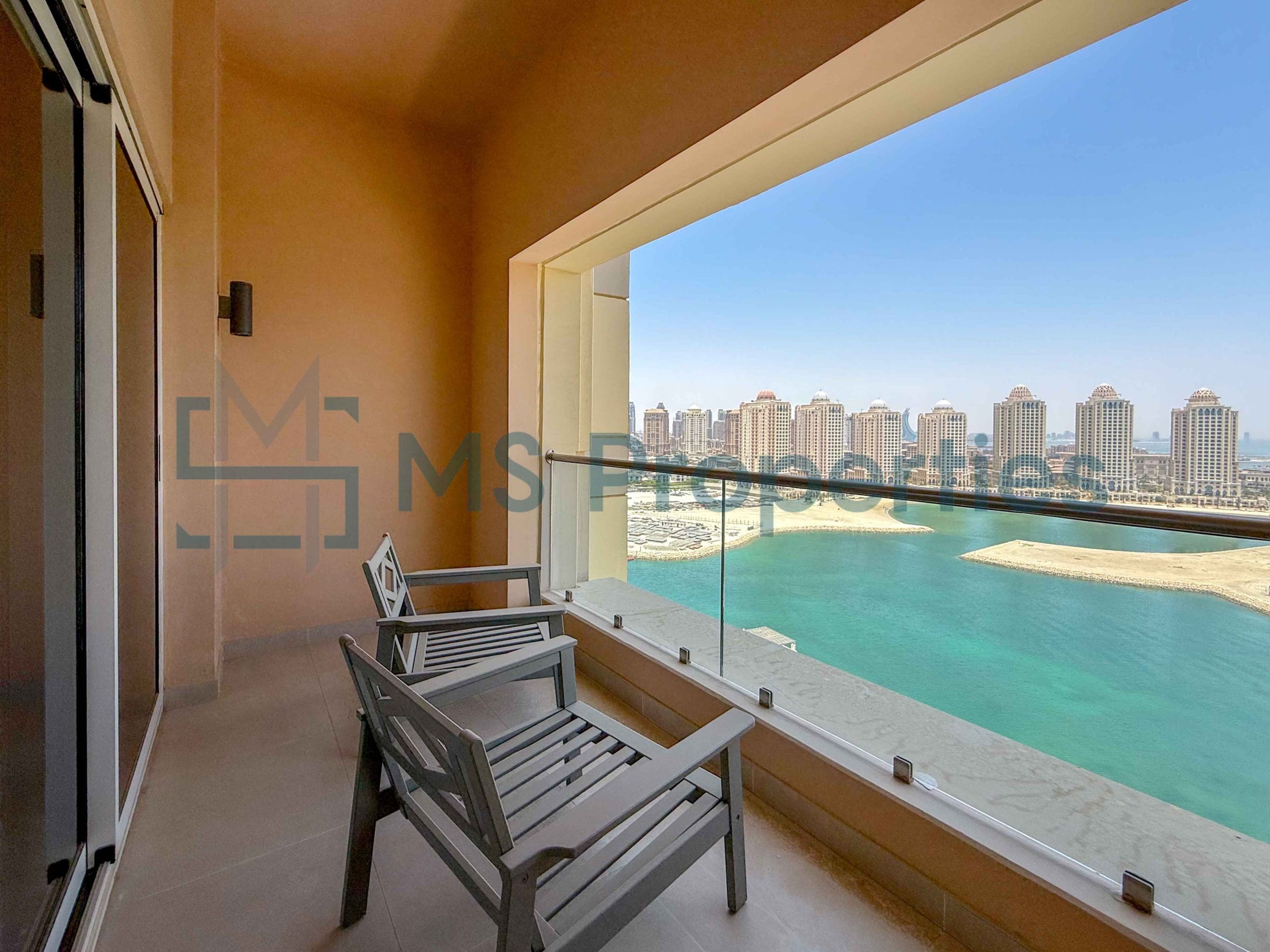 High End 1BHK Apartment with Marina View Balcony