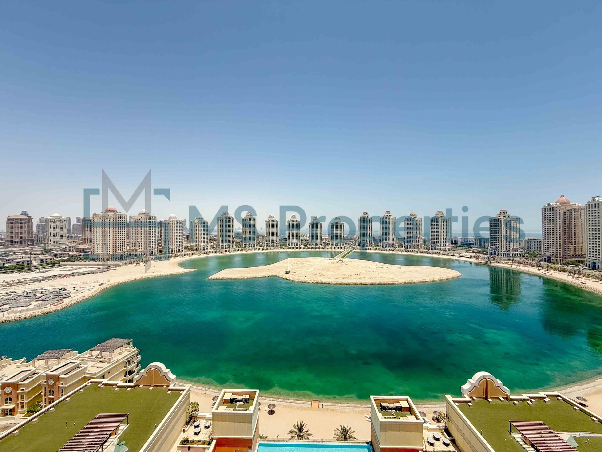 High End 1BHK Apartment with Marina View Balcony