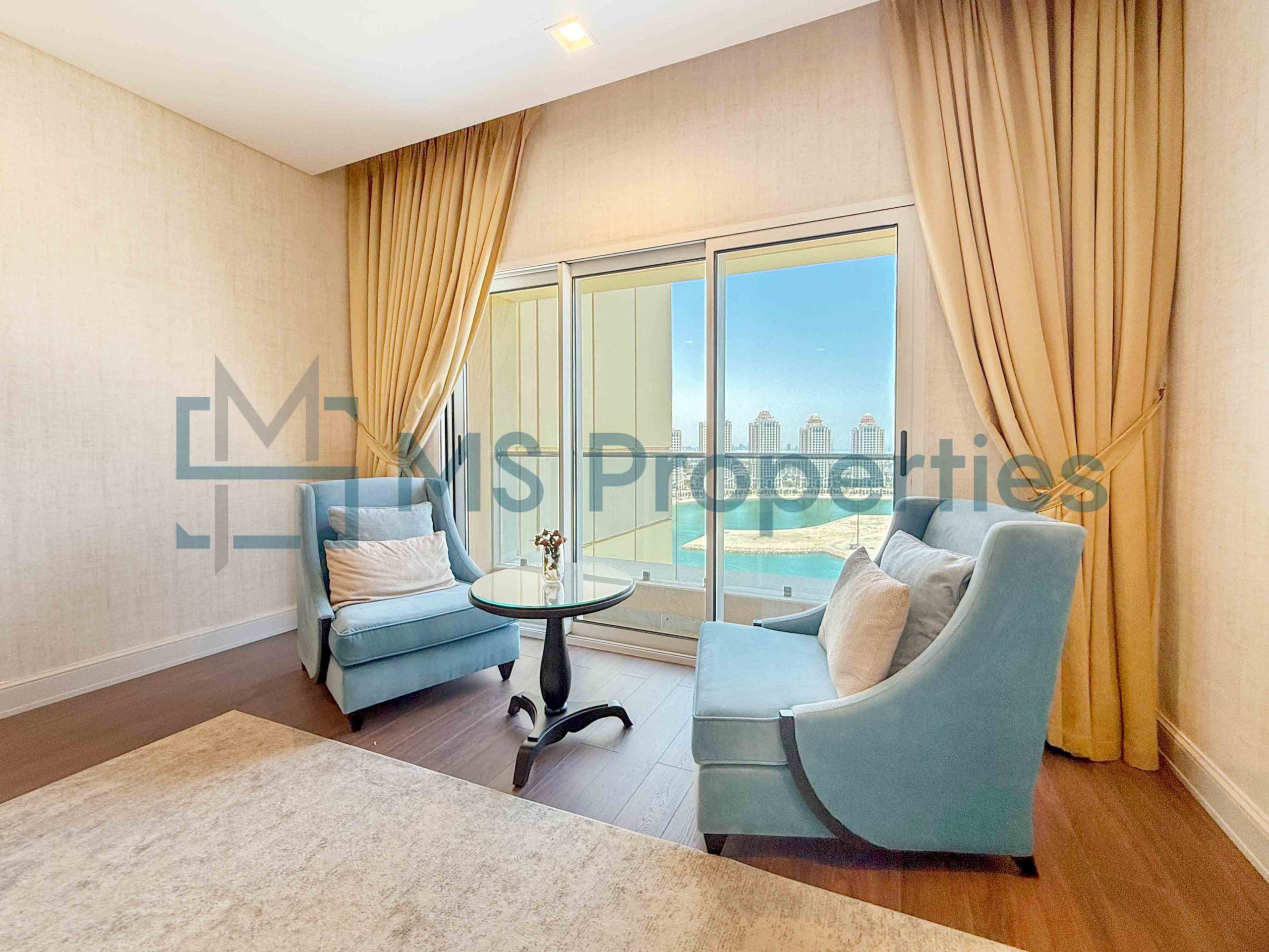 High End 1BHK Apartment with Marina View Balcony