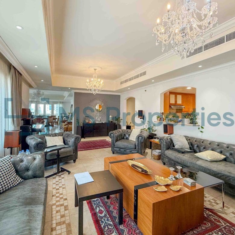Gorgeous 3BR+Maid Apartment with Amazing Balcony