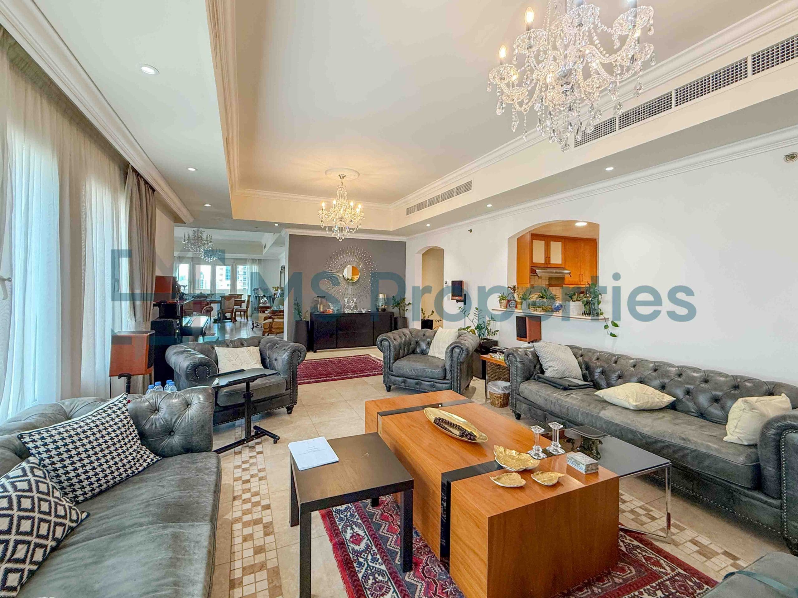 Gorgeous 3BR+Maid Apartment with Amazing Balcony