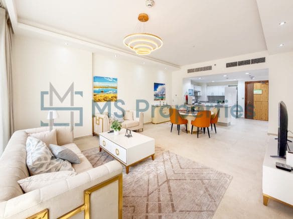 Spectacular 1BR Apartment with Sea View Balcony