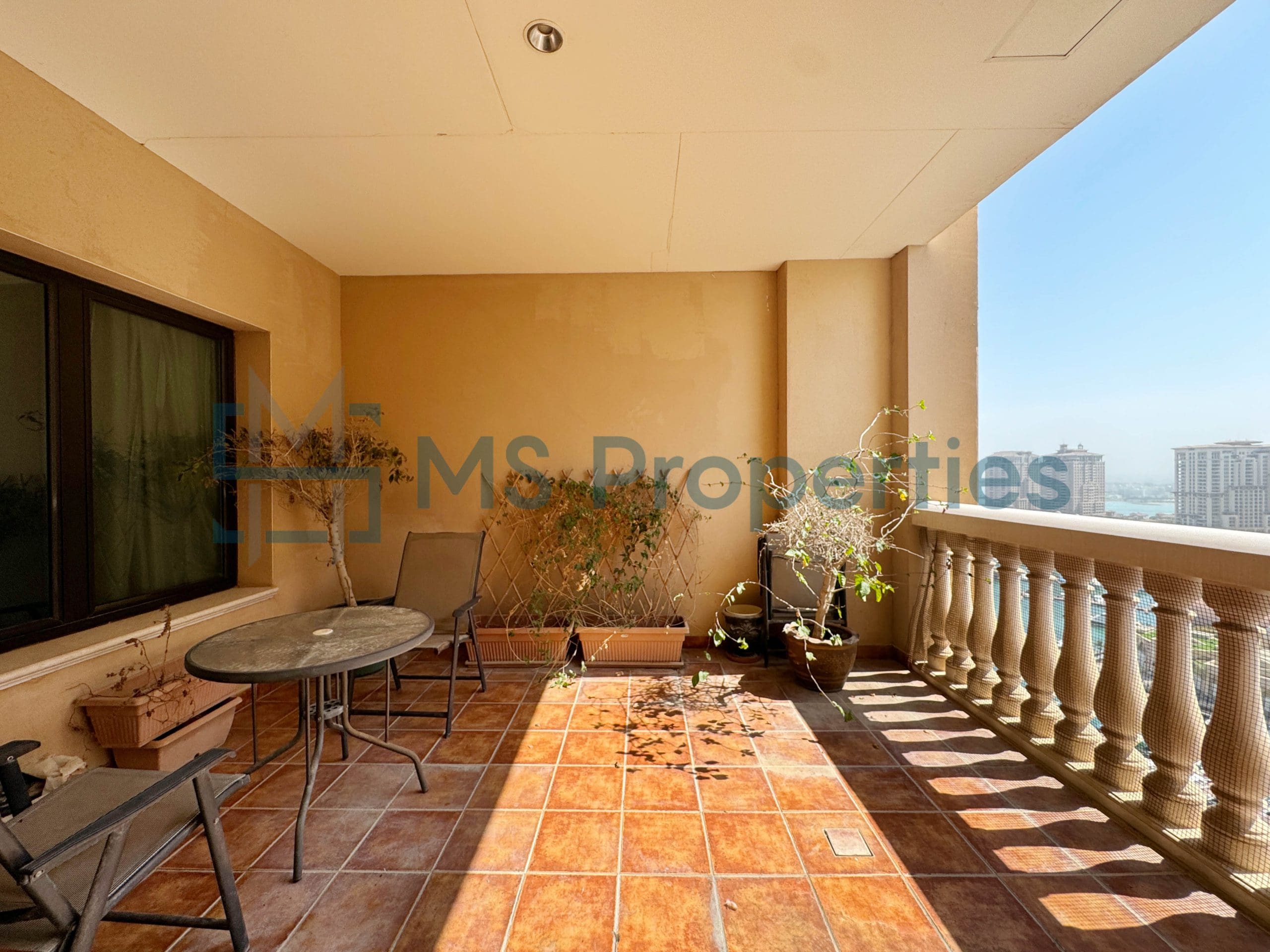 Sophisticated 1BHK Apartment with View Balcony