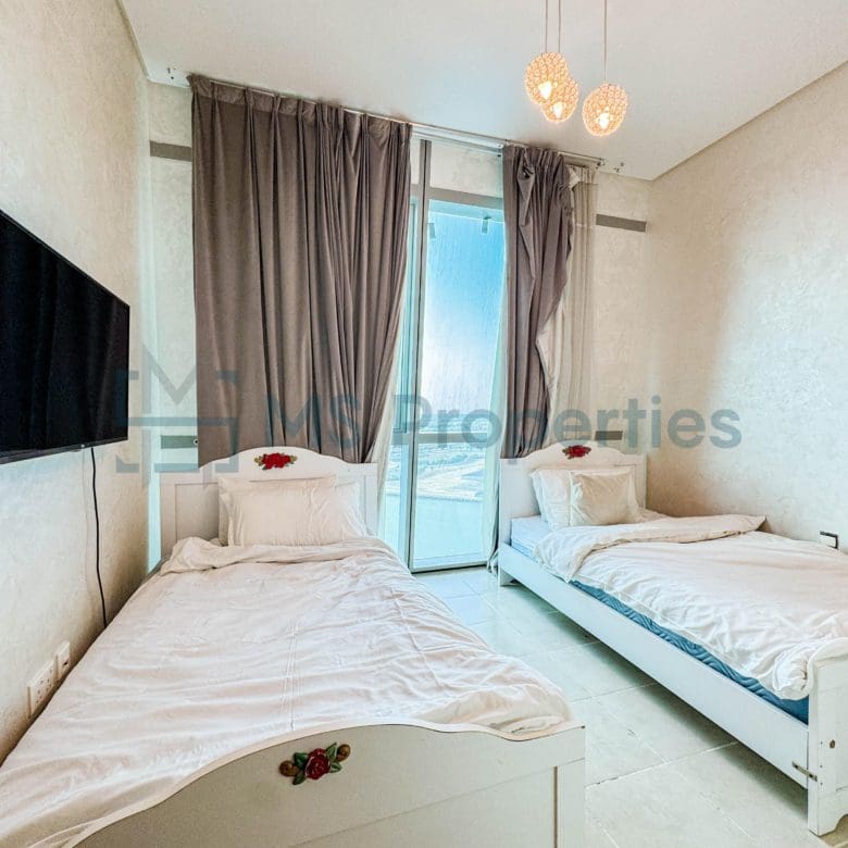 Gorgeous 2BHK + Maid Apartment with City View