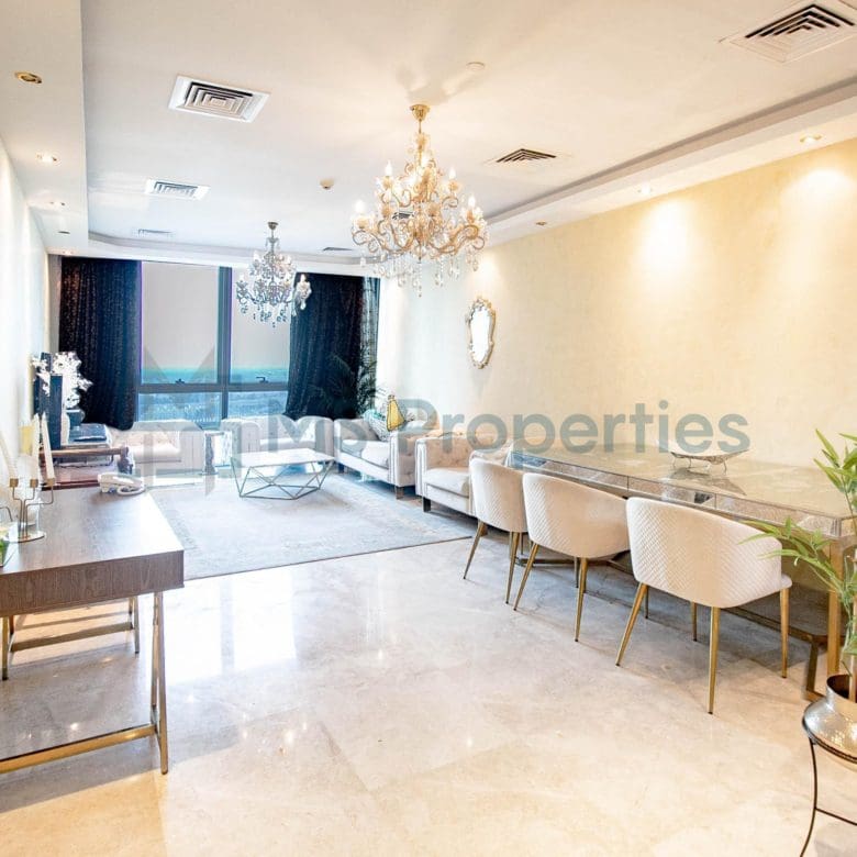 Gorgeous 2BHK + Maid Apartment with City View