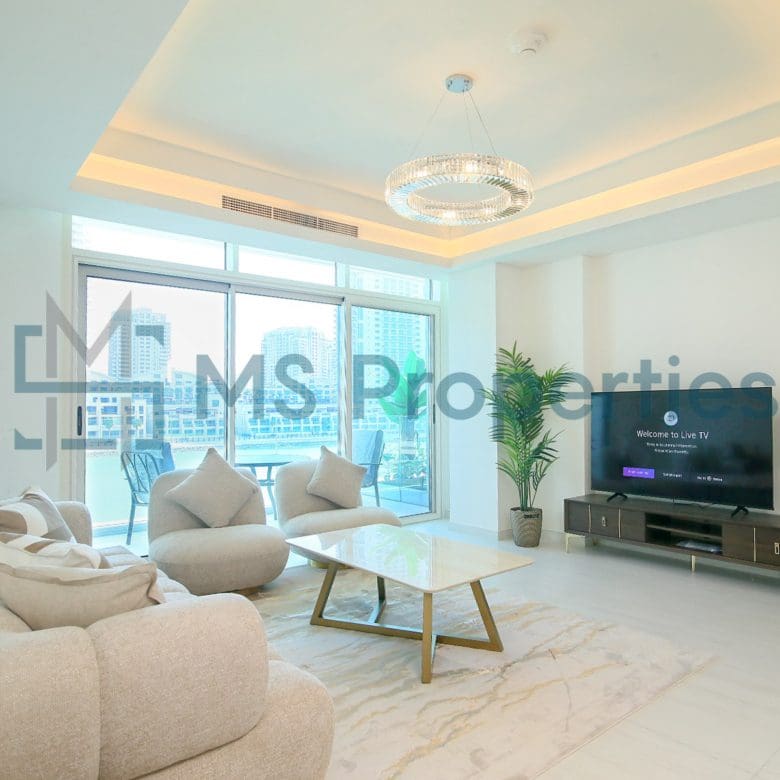 Full Water View Balcony | 1 Bedroom Flat | For Sale