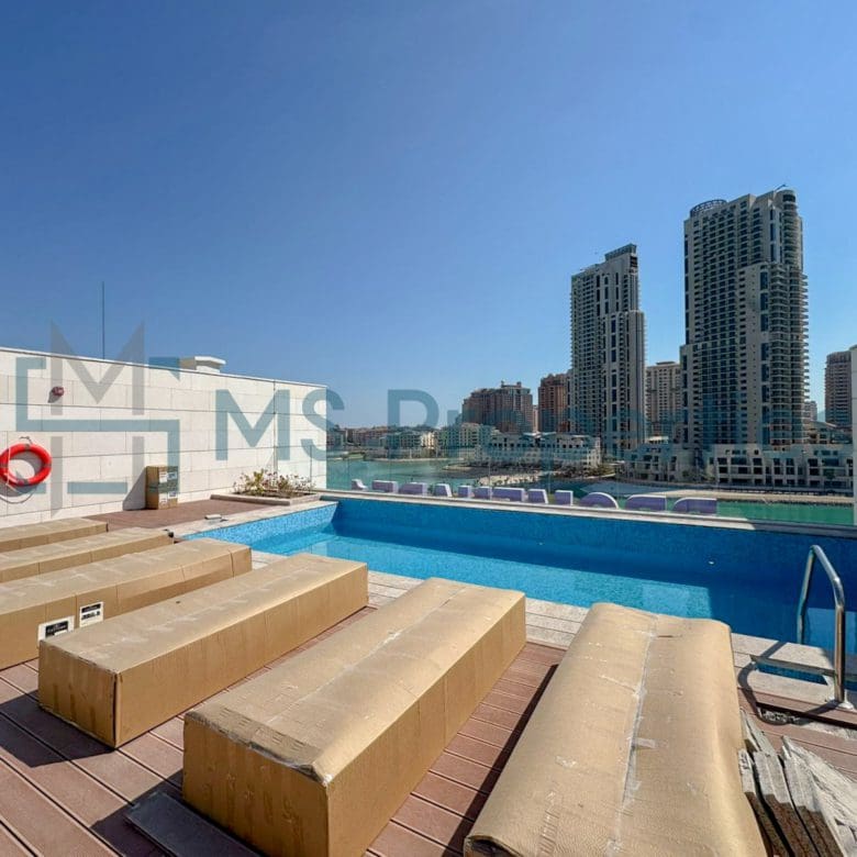 Full Water View Balcony | 1 Bedroom Flat | For Sale