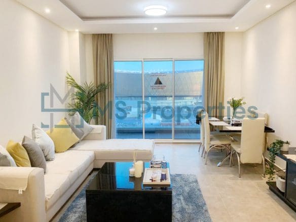 Nicely Furnished 2BR Apartment with Balcony