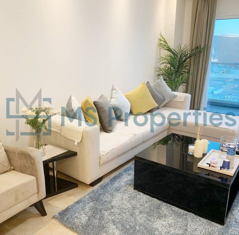 Nicely Furnished 2BR Apartment with Balcony