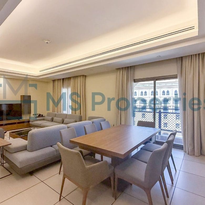 Nicely Furnished 3BHK Apartment with View Balcony