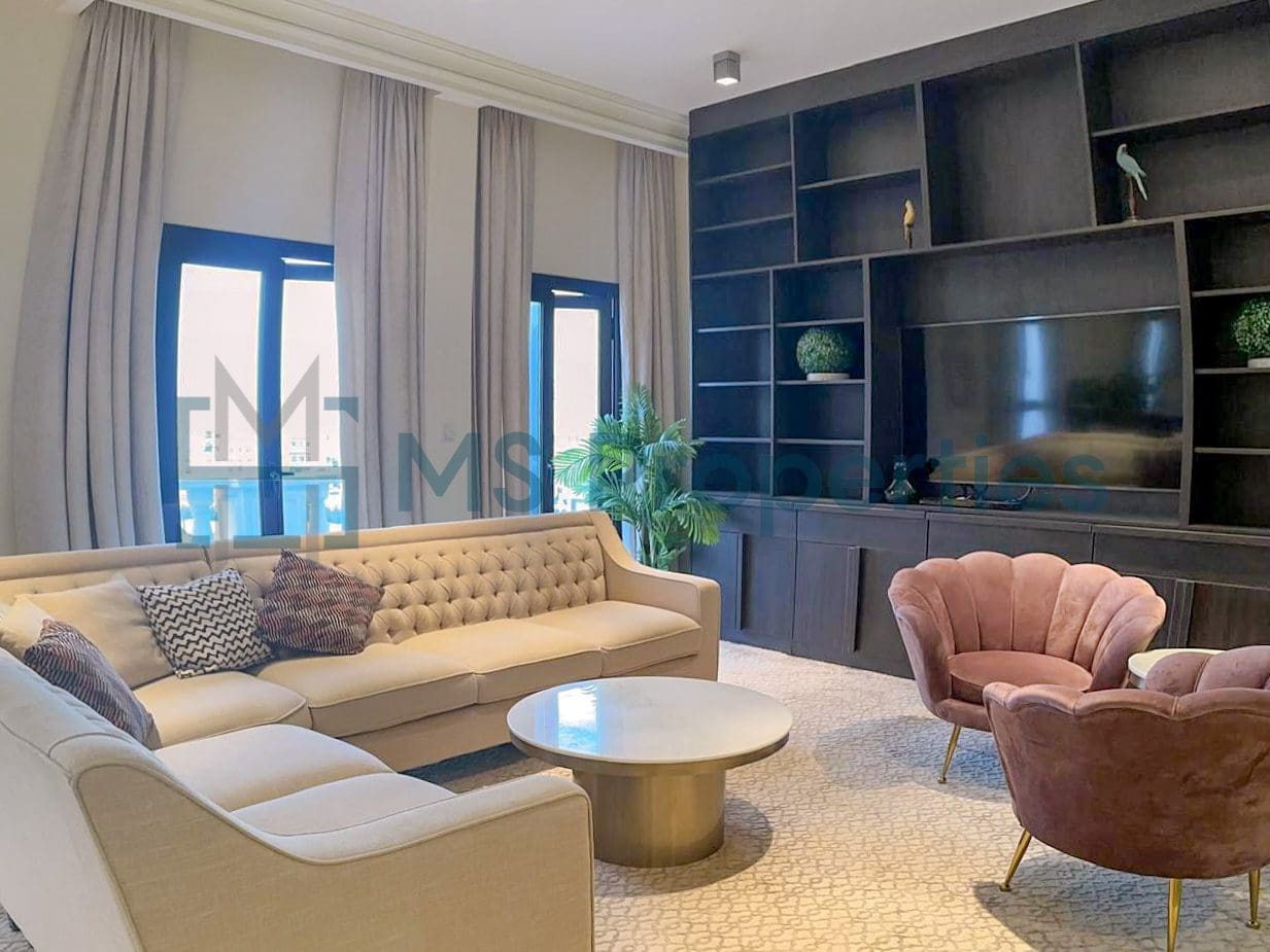 QQ-B14-307-4 Modern | 3BR Flat with Balcony | Qanat Quartier