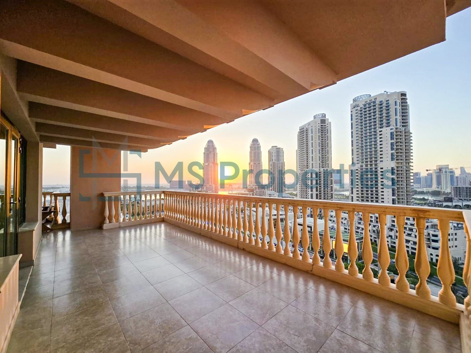 Elegantly 3BHK + Maid Flat with Balcony | For Sale