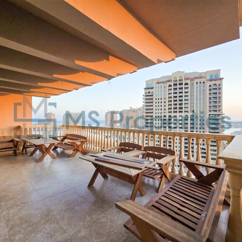 Elegantly 3BHK + Maid Flat with Balcony | For Sale