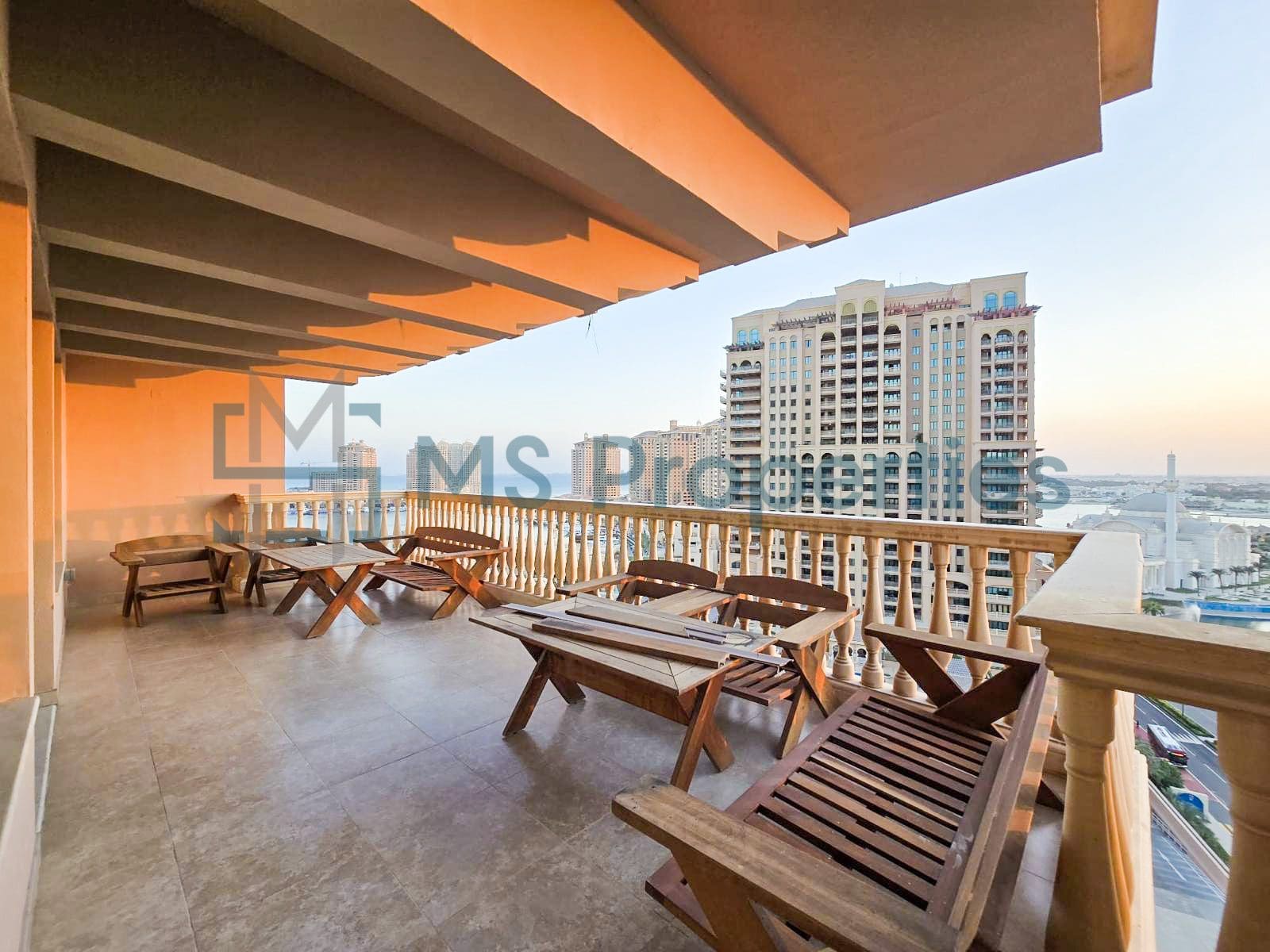 Elegantly 3BHK + Maid Flat with Balcony | For Sale