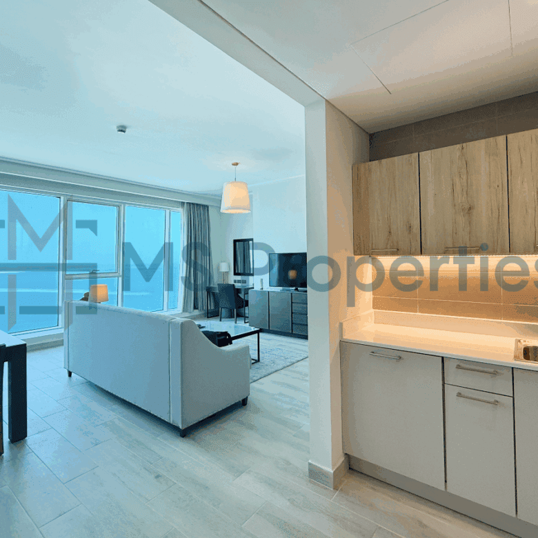 Pristine 1BR Apartment with Sea View | West Bay