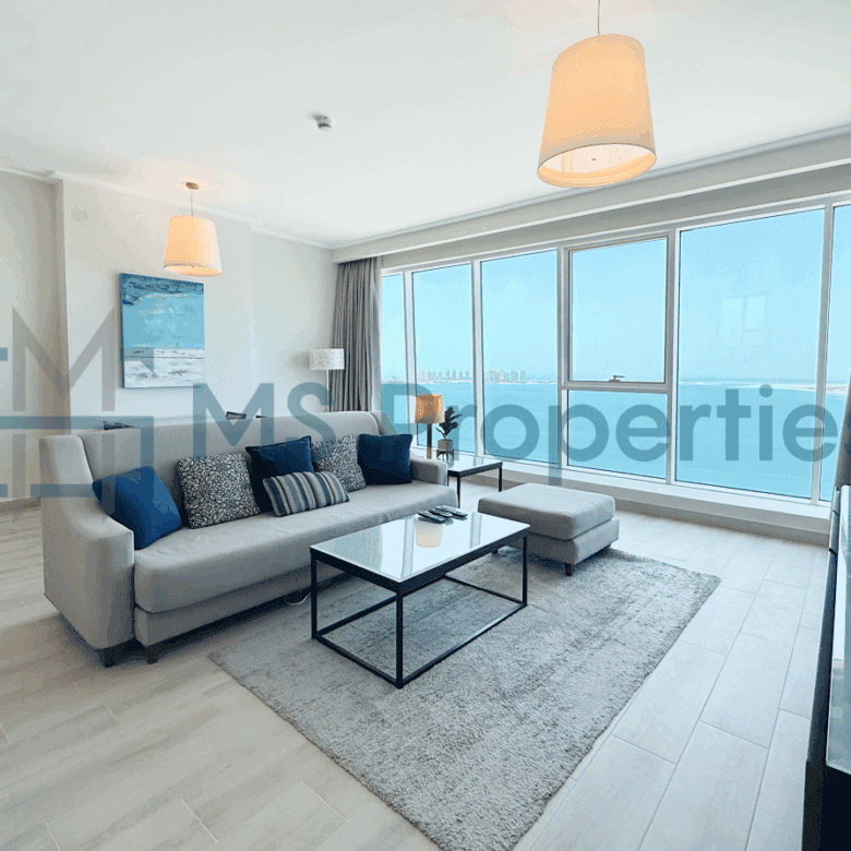 Pristine 1BR Apartment with Sea View | West Bay