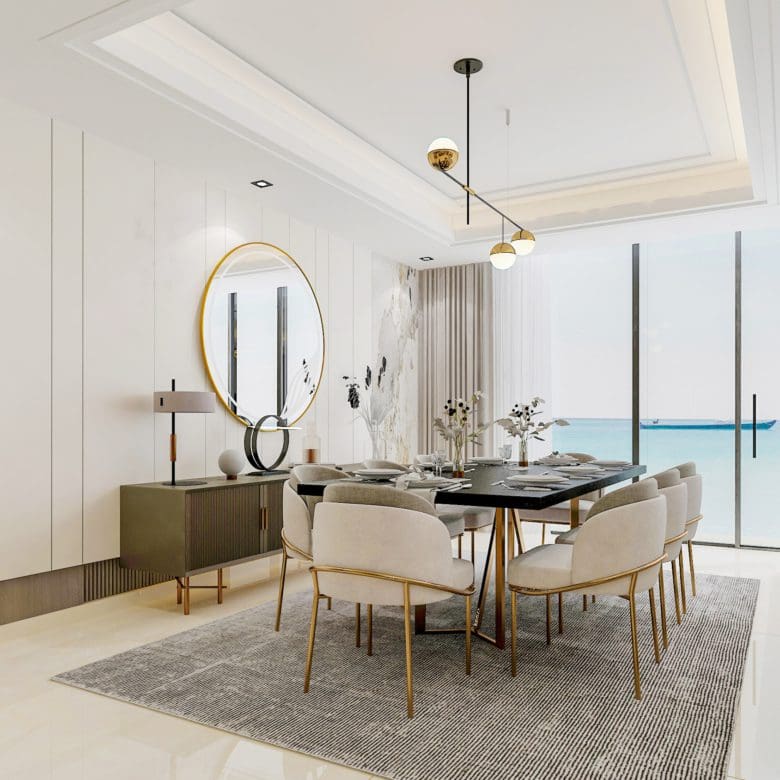 New Rising 5BR Villa with Beach View in Qetaifan Island