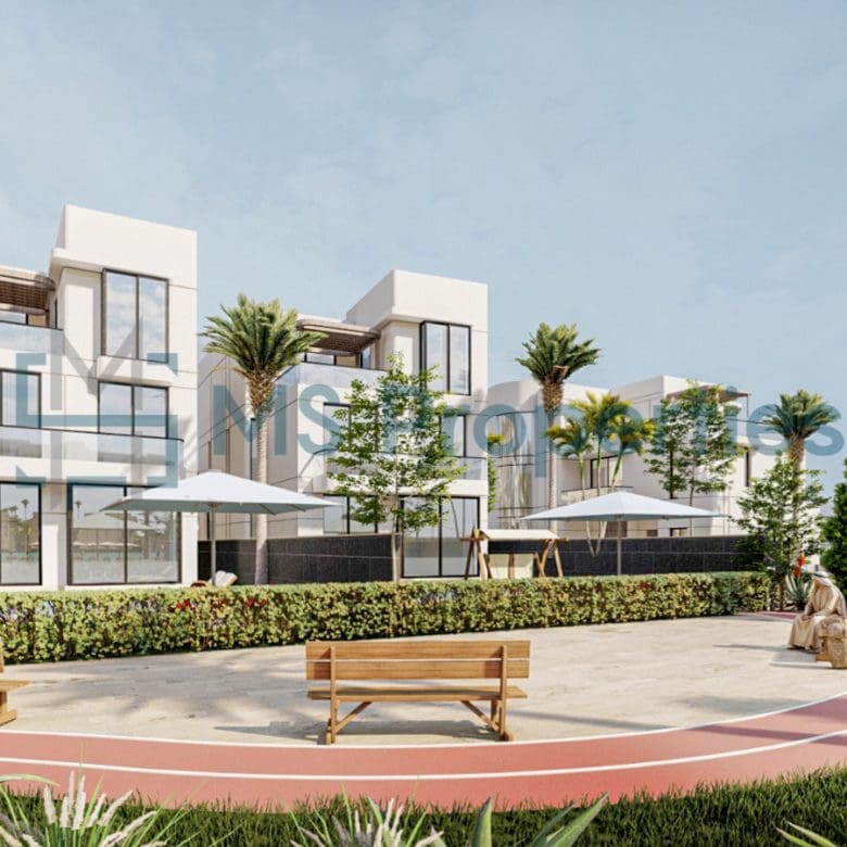 Prestigious 3-Bedroom Townhouse with Garden View