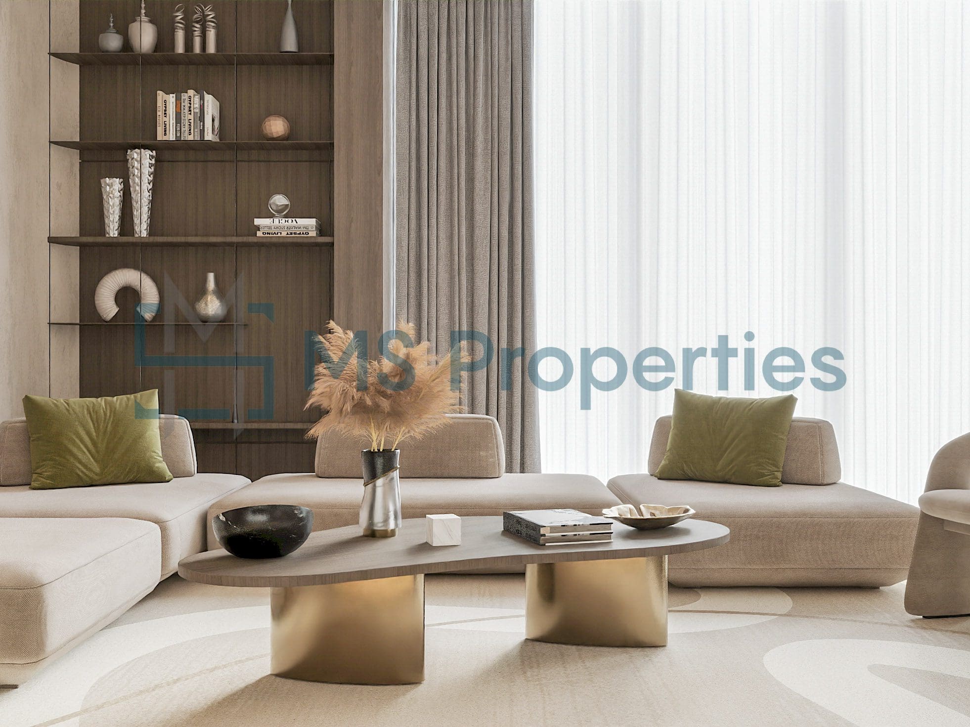Prestigious 3-Bedroom Townhouse with Garden View
