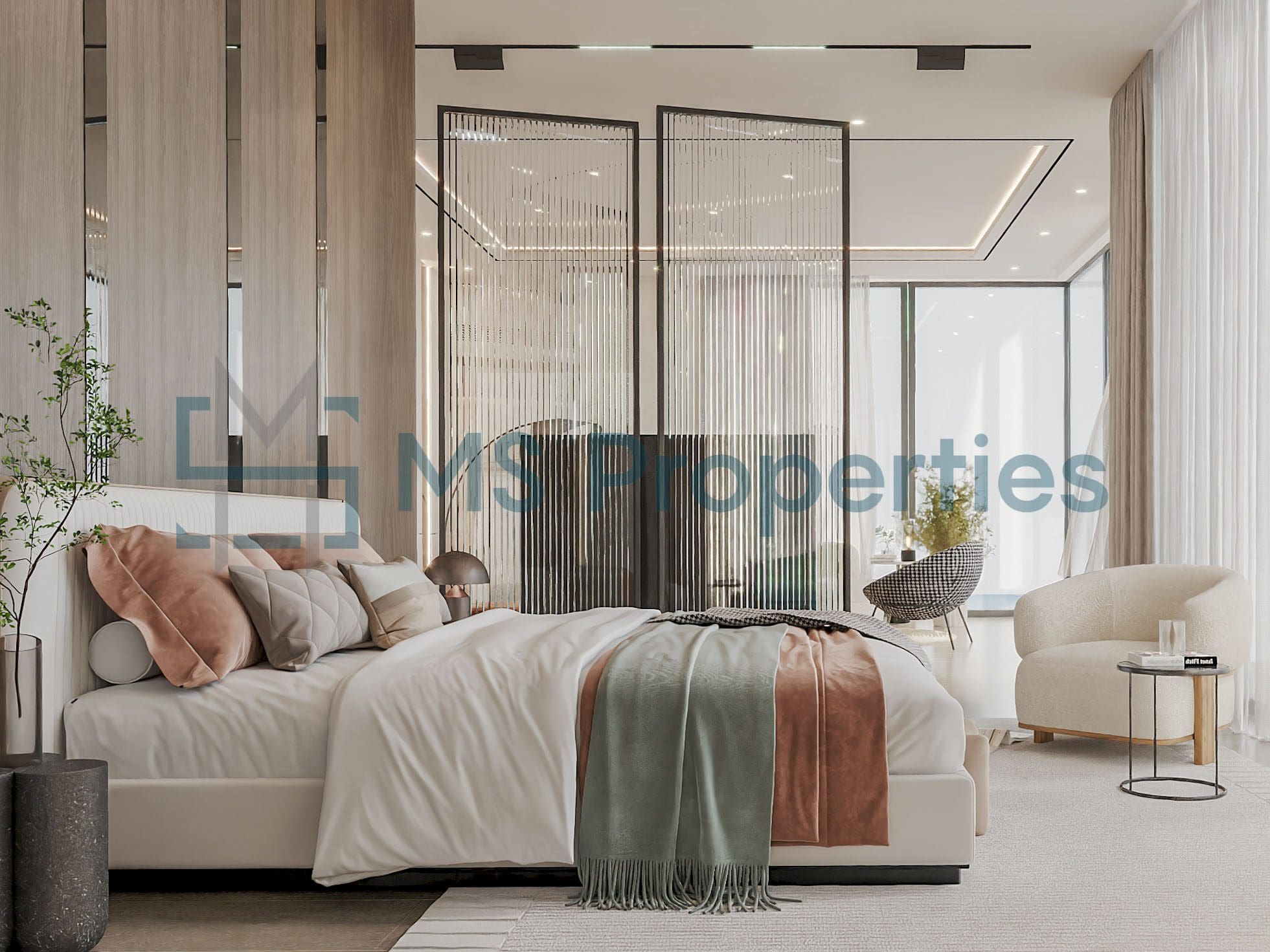 Prestigious 3-Bedroom Townhouse with Garden View