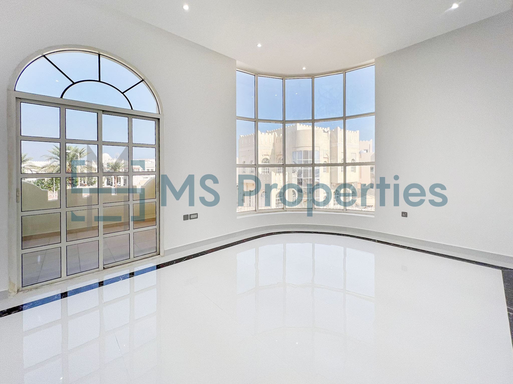 Gated 5BR + Maid Villa with Pool and Beach Access