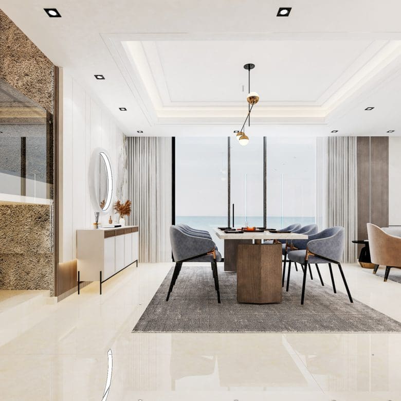 New Rising 5BR Villa with Beach View in Qetaifan Island