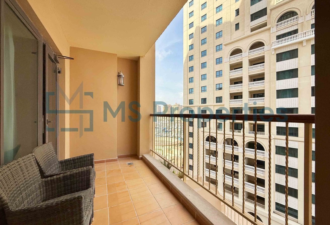 Unique Layout 1BHK Apartment with Great Balcony