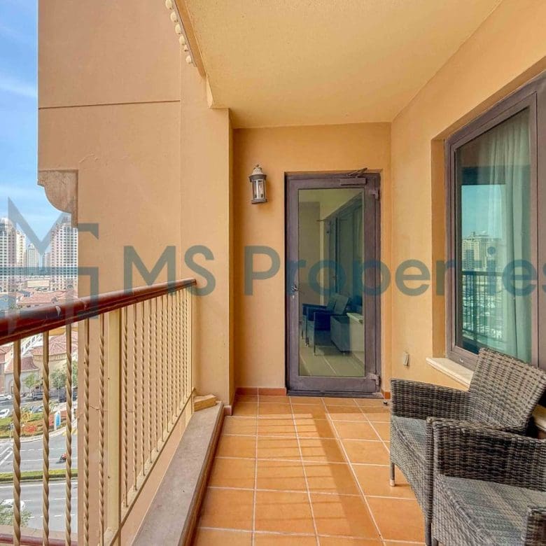 Unique Layout 1BHK Apartment with Great Balcony