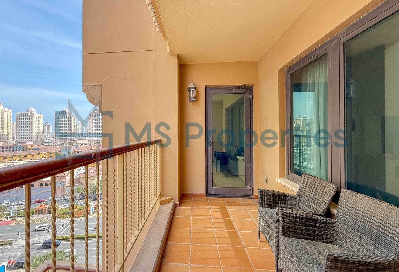 Unique Layout 1BHK Apartment with Great Balcony