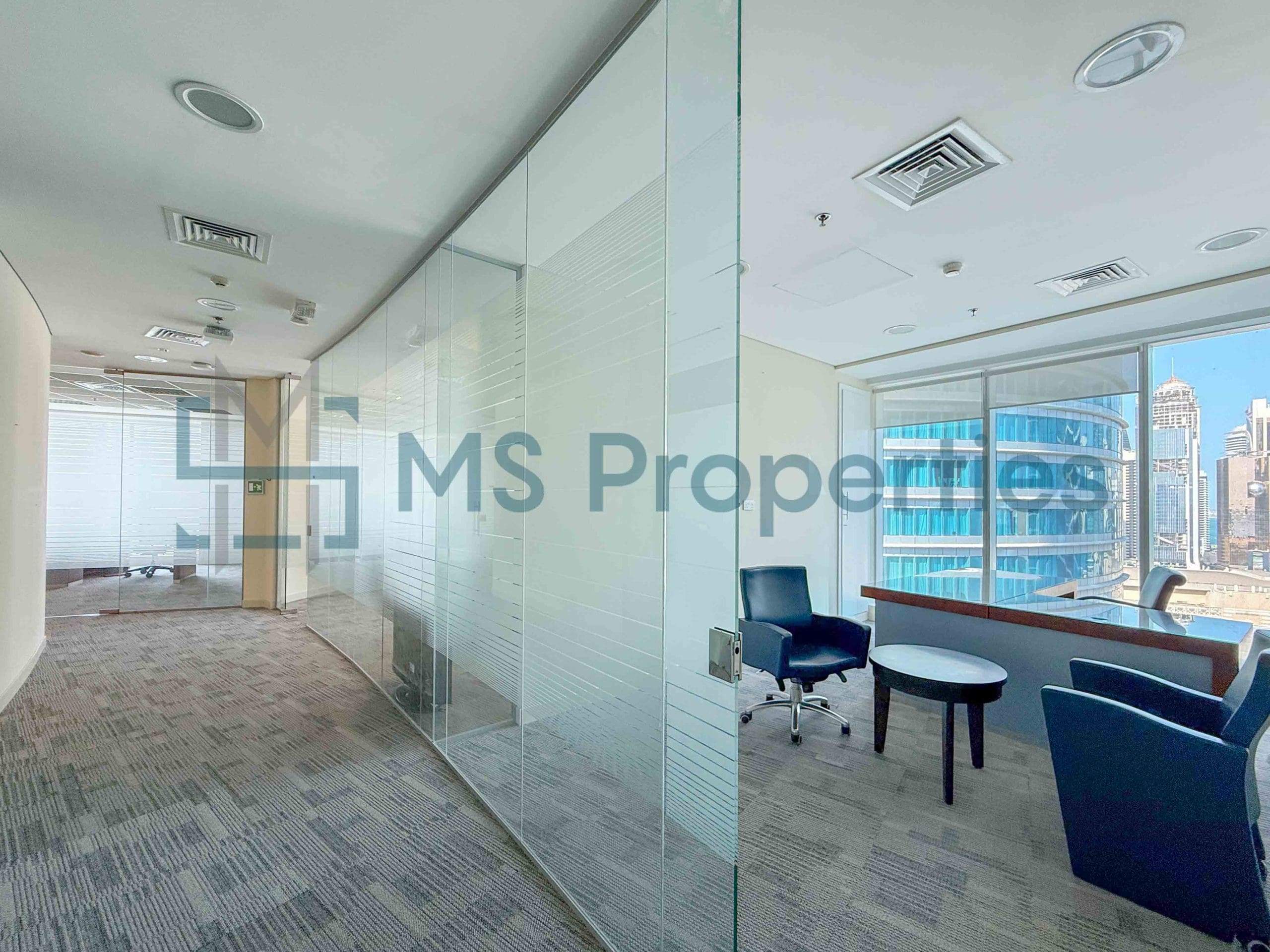 314SQM Semi-Fitted Office Space in West Bay area