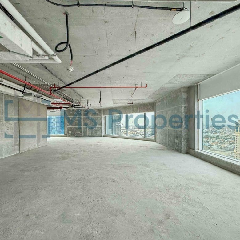 193 SQM Shell and Core Office Space In West Bay