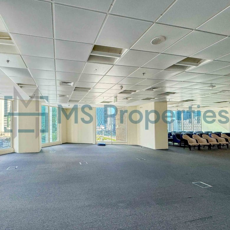 980 SQM Full Floor Office For Rent in West Bay