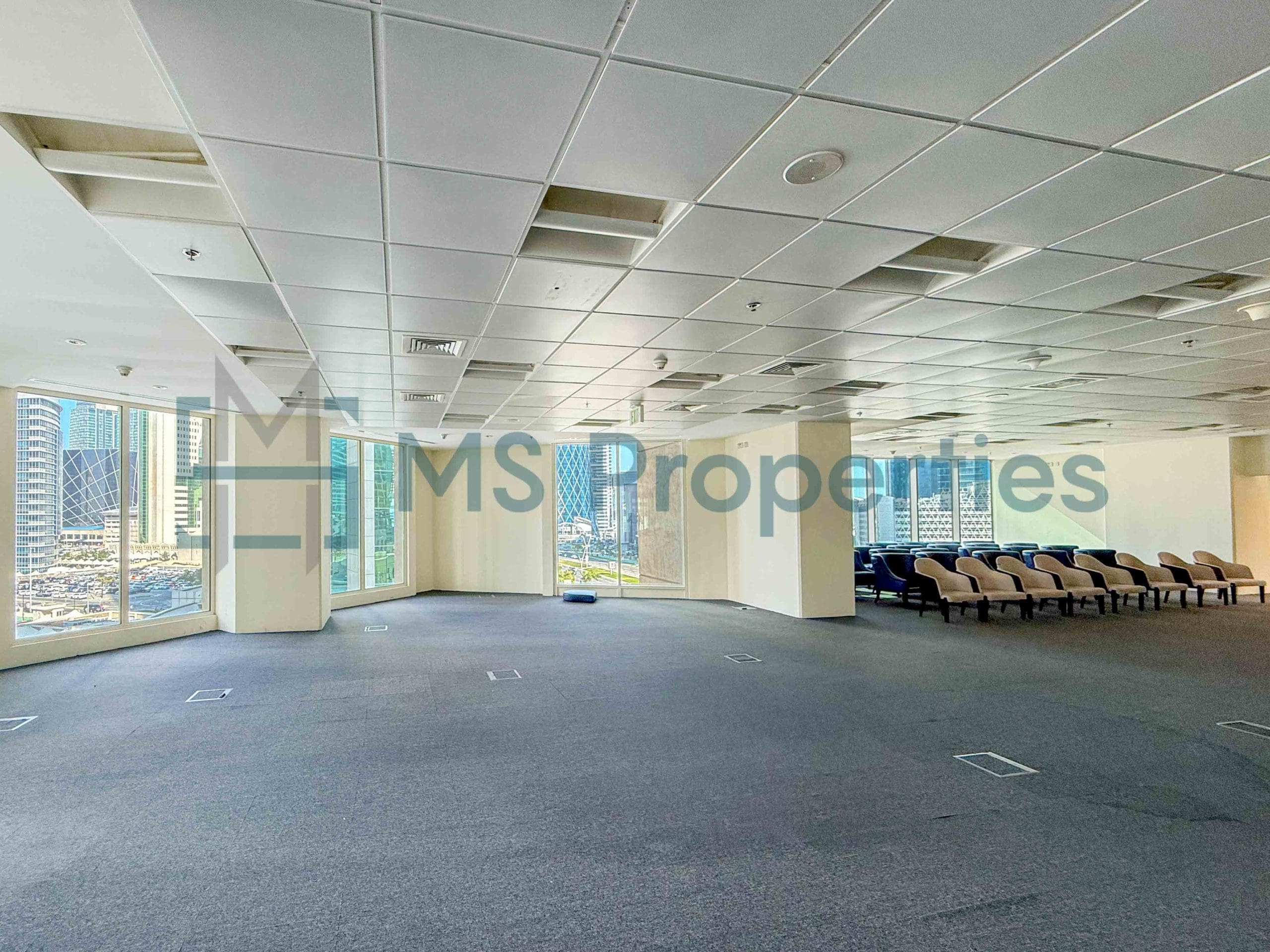 980 SQM Full Floor Office For Rent in West Bay