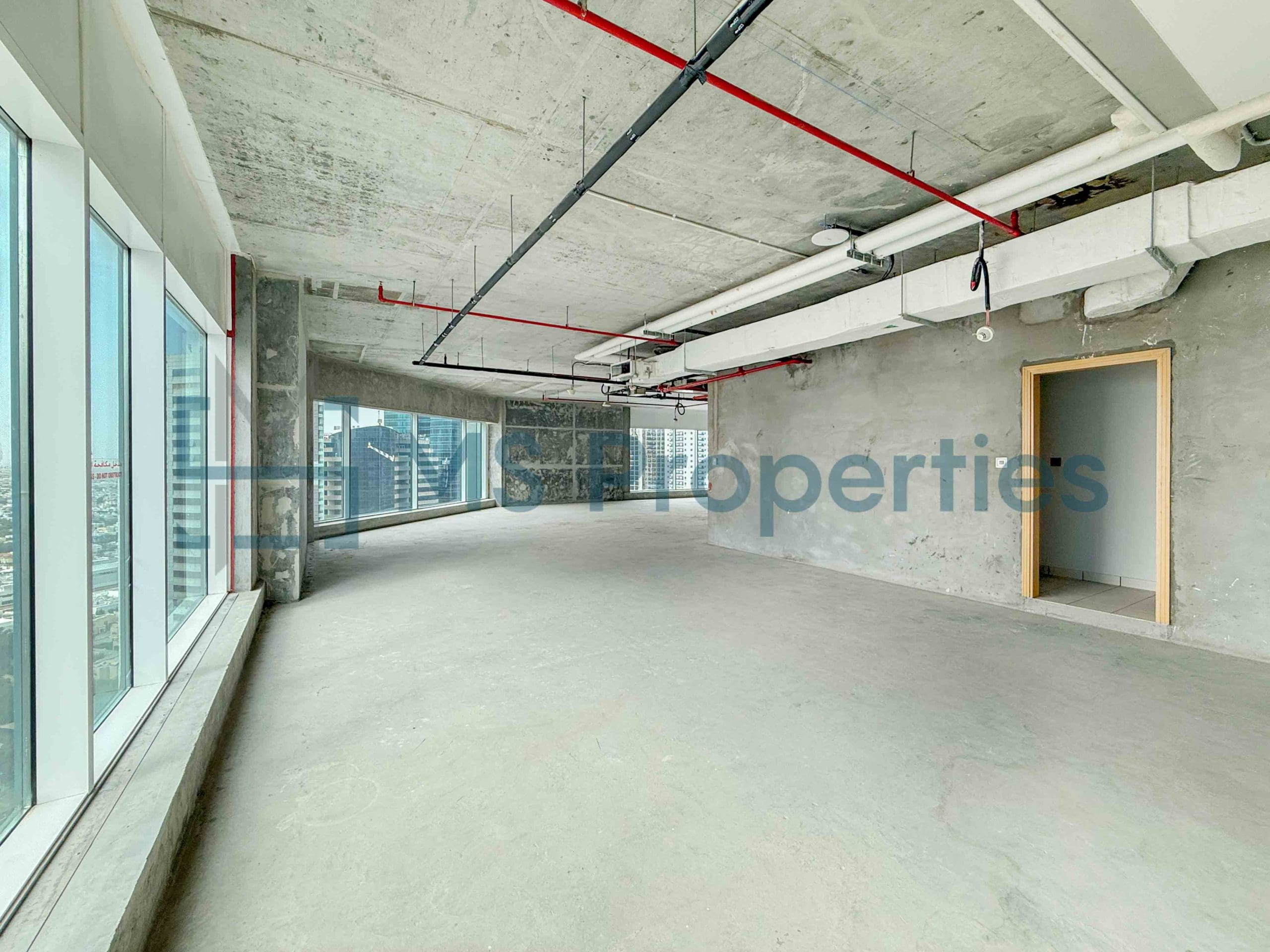 193 SQM Shell and Core Office Space In West Bay