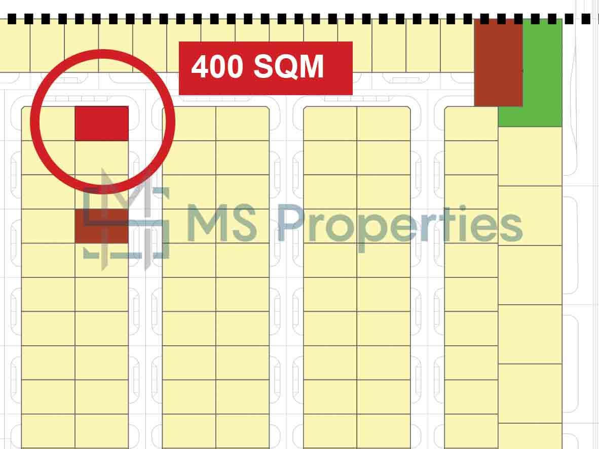 400 SQM Corner Lot for Sale in Huzoom Lusail