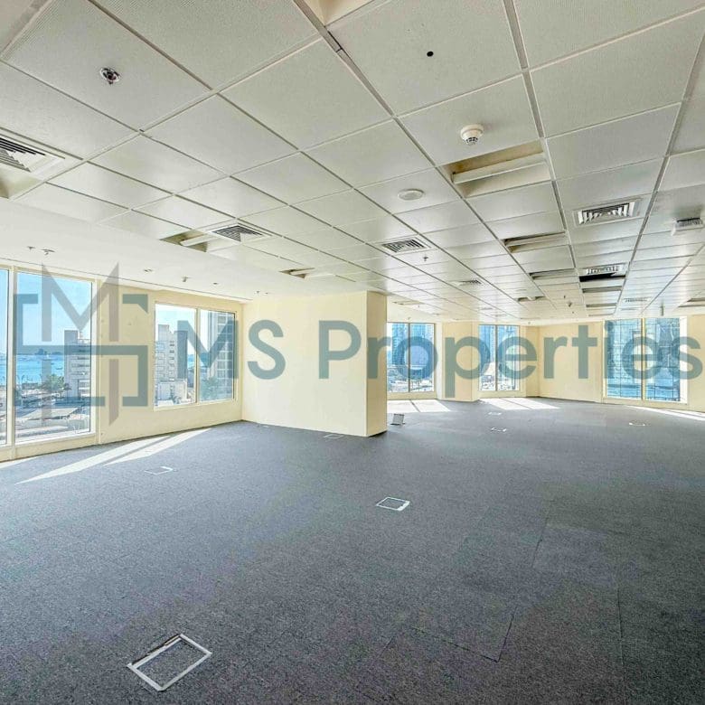 980 SQM Full Floor Office For Rent in West Bay