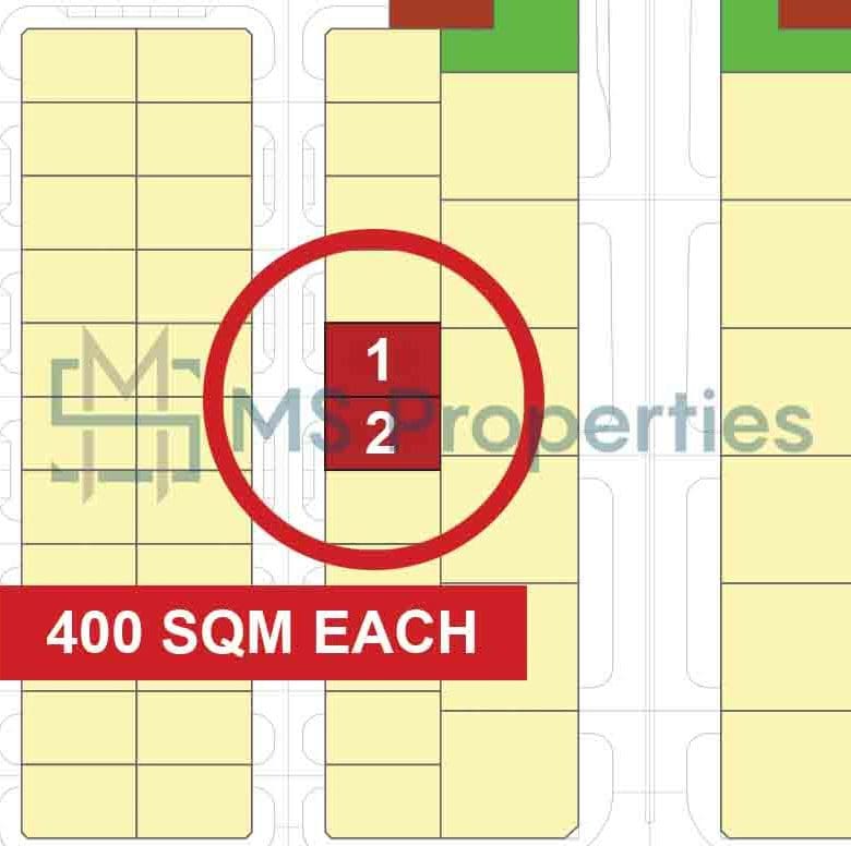 Lowest Deal | Subdivided 2 Lots 400SQM each For Sale