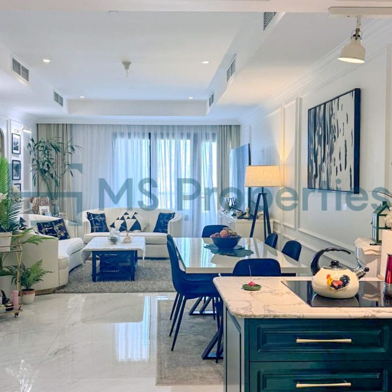 Luxurious 2BHK Flat with Marina View Balcony