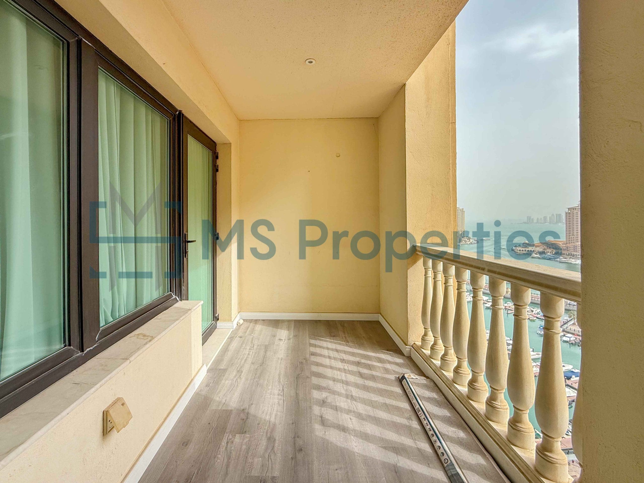 Modern 2BHK Apartment with Huge Balcony View