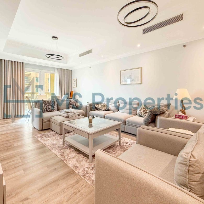 Modern 2BHK Apartment with Huge Balcony View