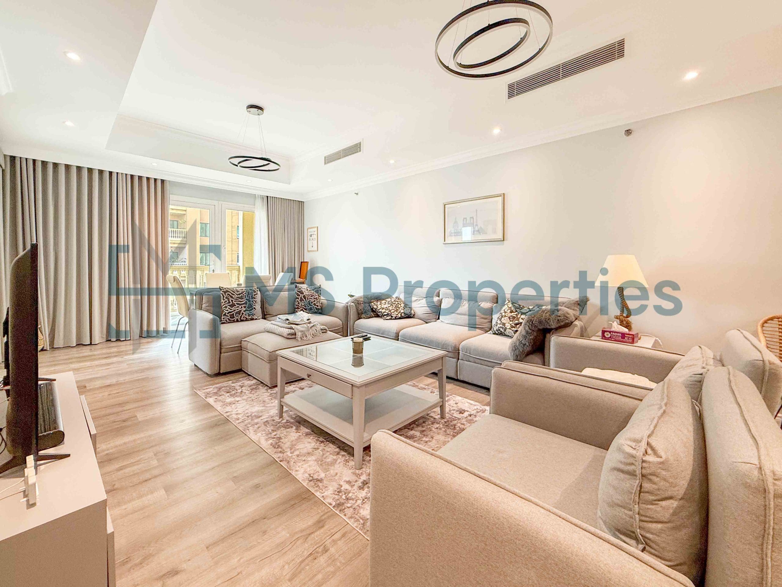 Modern 2BHK Apartment with Huge Balcony View