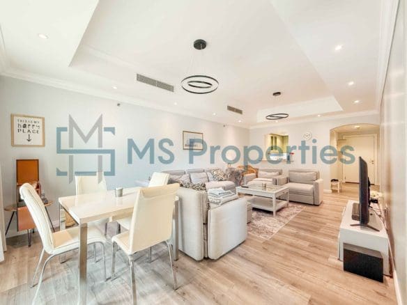 Modern 2BHK Apartment with Huge Balcony View